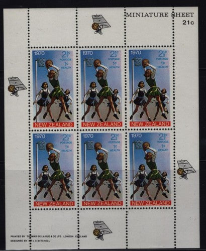 New Zealand B80a-B81a MNH Sports Basketball Soccer Zayix Stamps 061122M45M