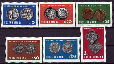 Romania 2168-2173 MNH Coins Currency ZAYIX 0125S0027