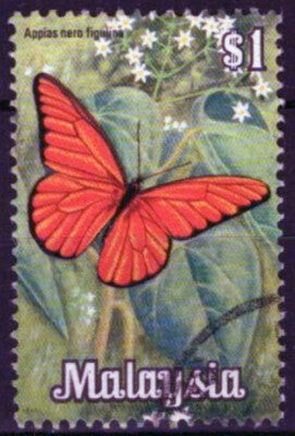 Malaysia 70 Used $1 Butterfly Insect ZAYIX 021823S155M