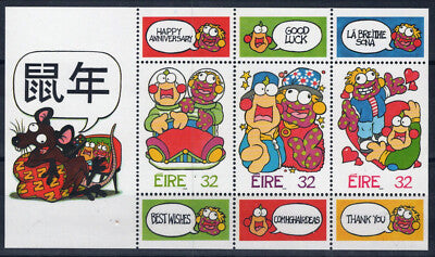 Ireland 995c MNH Greetings Love Stamps T.V. Cartoon Characters ZAYIX 111922SM22M