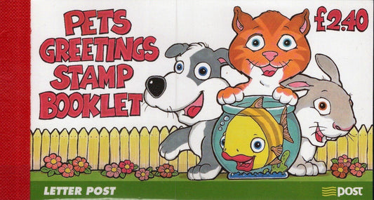 Ireland 1161-1164 MNH Pets Greetings Stamp Booklet Dogs Cats ZAYIX 121022SM172M
