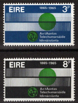 Ireland 198-99 MNH Communications ITU Globe ZAYIX 021823S76M