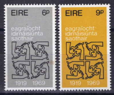Ireland 272-273 MNH ILO Emblem Hands ZAYIX 021823S95M