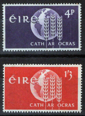 Ireland 186-187 MNH FAO Freedom from Hunger Wheat Emblem ZAYIX 021823S74M