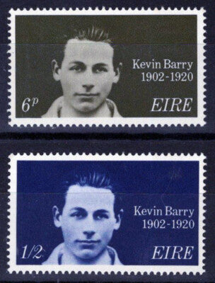 Ireland 288-289 MNH Kevin Barry Patriot War ZAYIX 021823S99