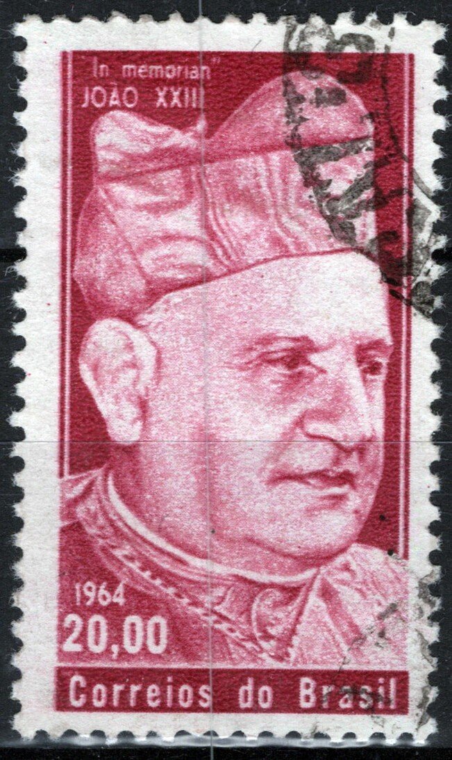 Brazil 980 used Pope John XXIII (23rd) Religion Catholicism ZAYIX 020123S38M