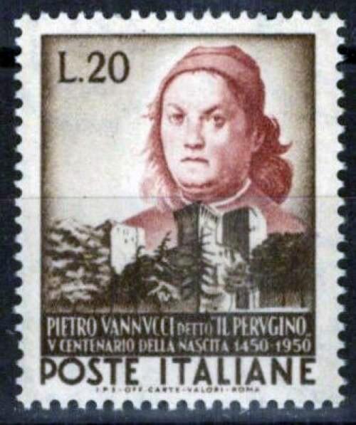 Italy 581 MH Painter Artist Pietro Vannuacci ZAYIX 042623S19M