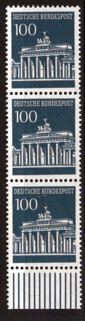 Germany 956 MNH Strip Historical Landmark Brandenburg Gate ZAYIX 042623S95M