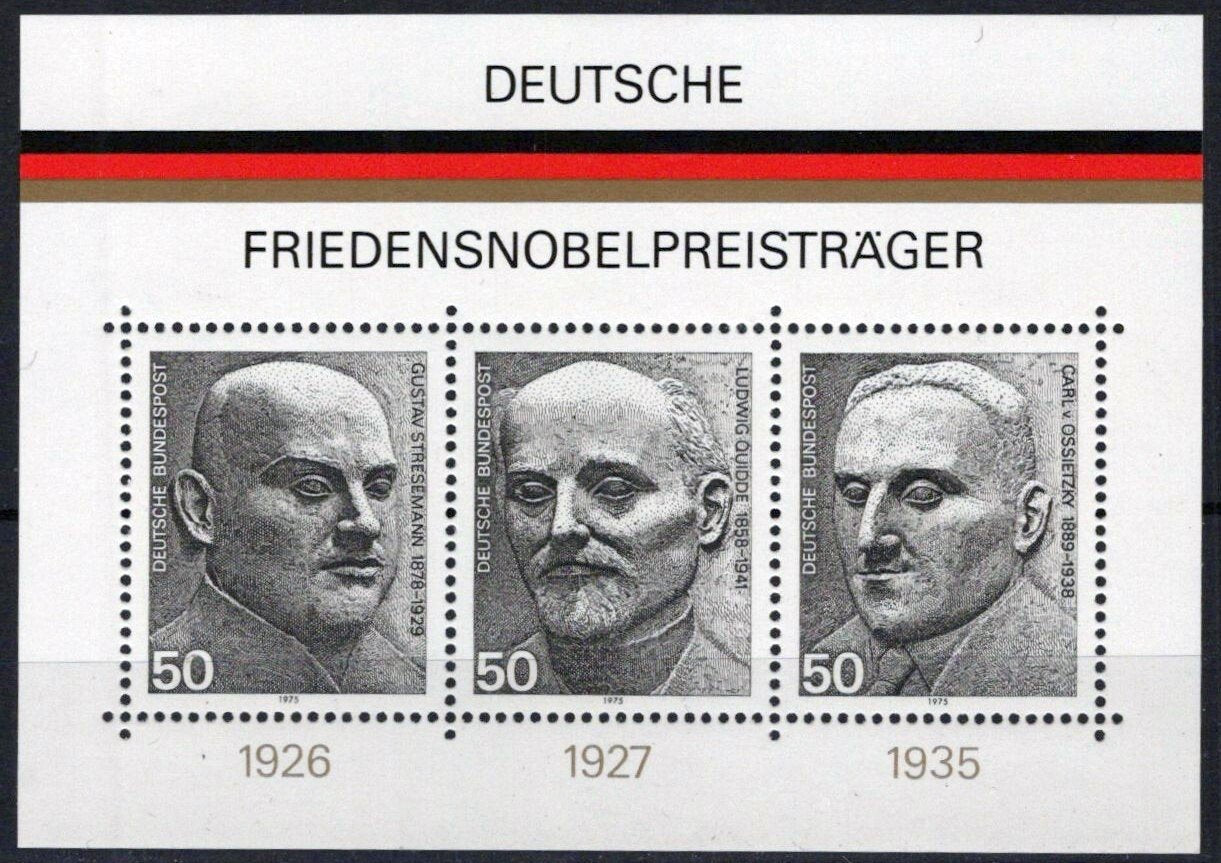 Germany 1203 MNH Nobel Peace Prize German Winners ZAYIX 042623S115M