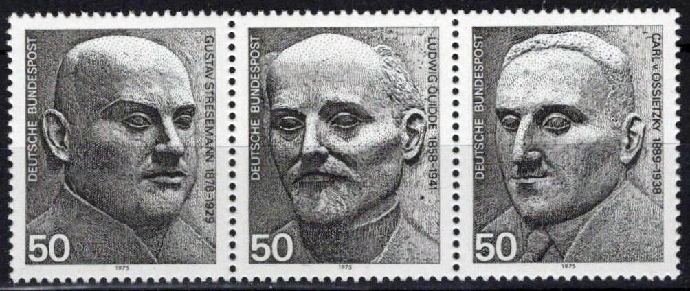 Germany 1203 a-c MNH Nobel Peace Prize German Winners ZAYIX 042623S132