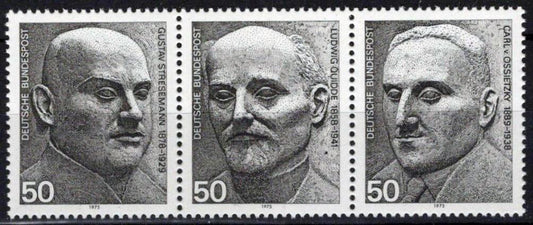 Germany 1203 a-c MNH Nobel Peace Prize German Winners ZAYIX 042623S132