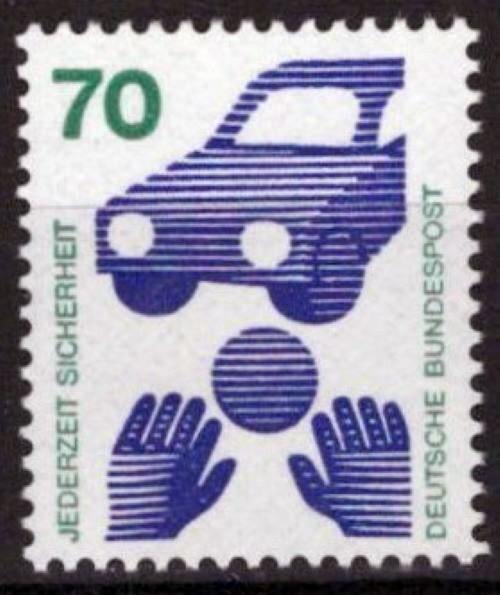 Germany 1082 MNH Traffic Safety Automobiles Transportation ZAYIX 042623S134M