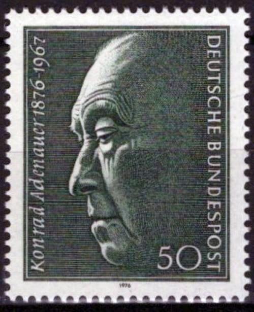 Germany 1205 MNH Konrad Adenauer Chancellor Politician ZAYIX 042623S121M
