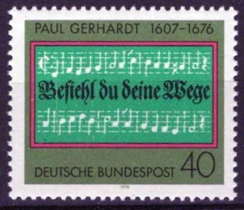 Germany 1215 MNH Paul Gerhardt Hymn Writer Music ZAYIX 042623S141