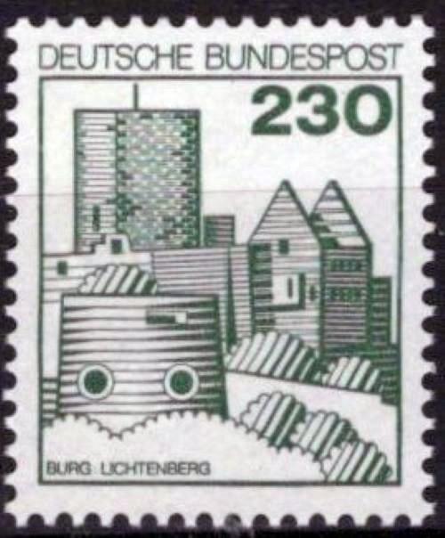 Germany 1242 MNH Lichtenberg Architecture Castle ZAYIX 042623S149