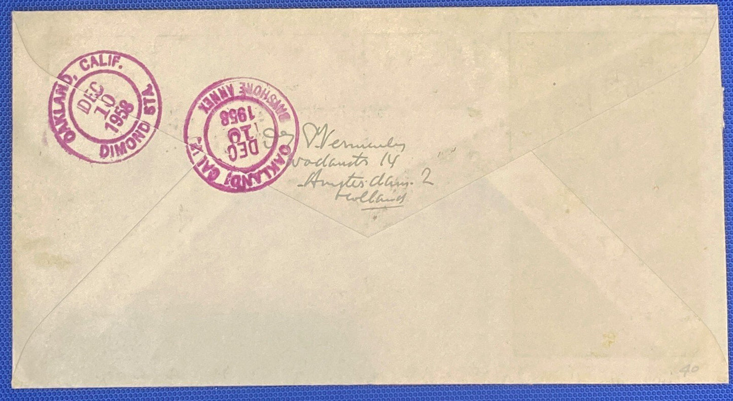 ZAYIX 1958 Netherlands B326-B330 / Mi 723-727 / NVPH E36 FDC children playing