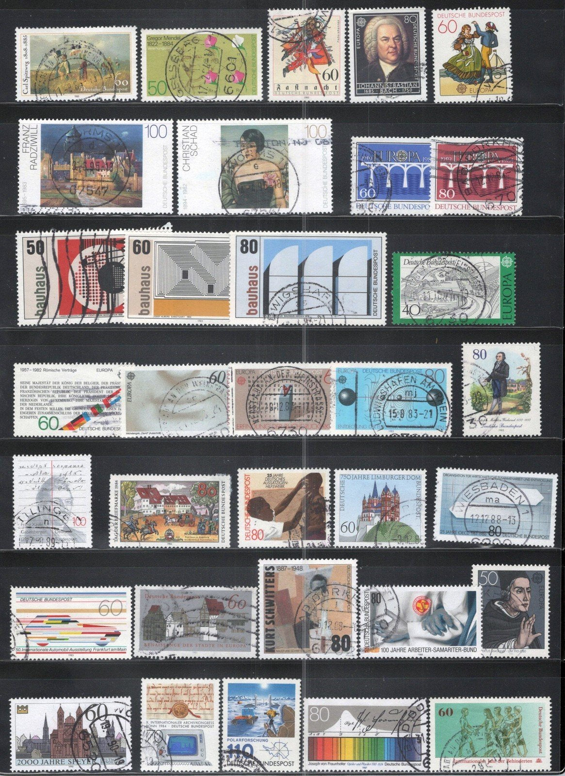 Germany Collection Used Castles Architecture Bridges Paintings ZAYIX 011023SM23