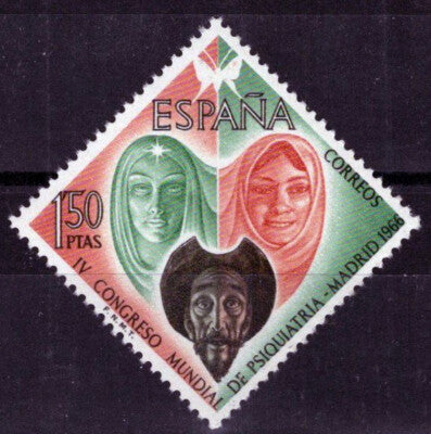Spain 1373 MNH Medicine / Psychiatry Congress ZAYIX 100222S80M