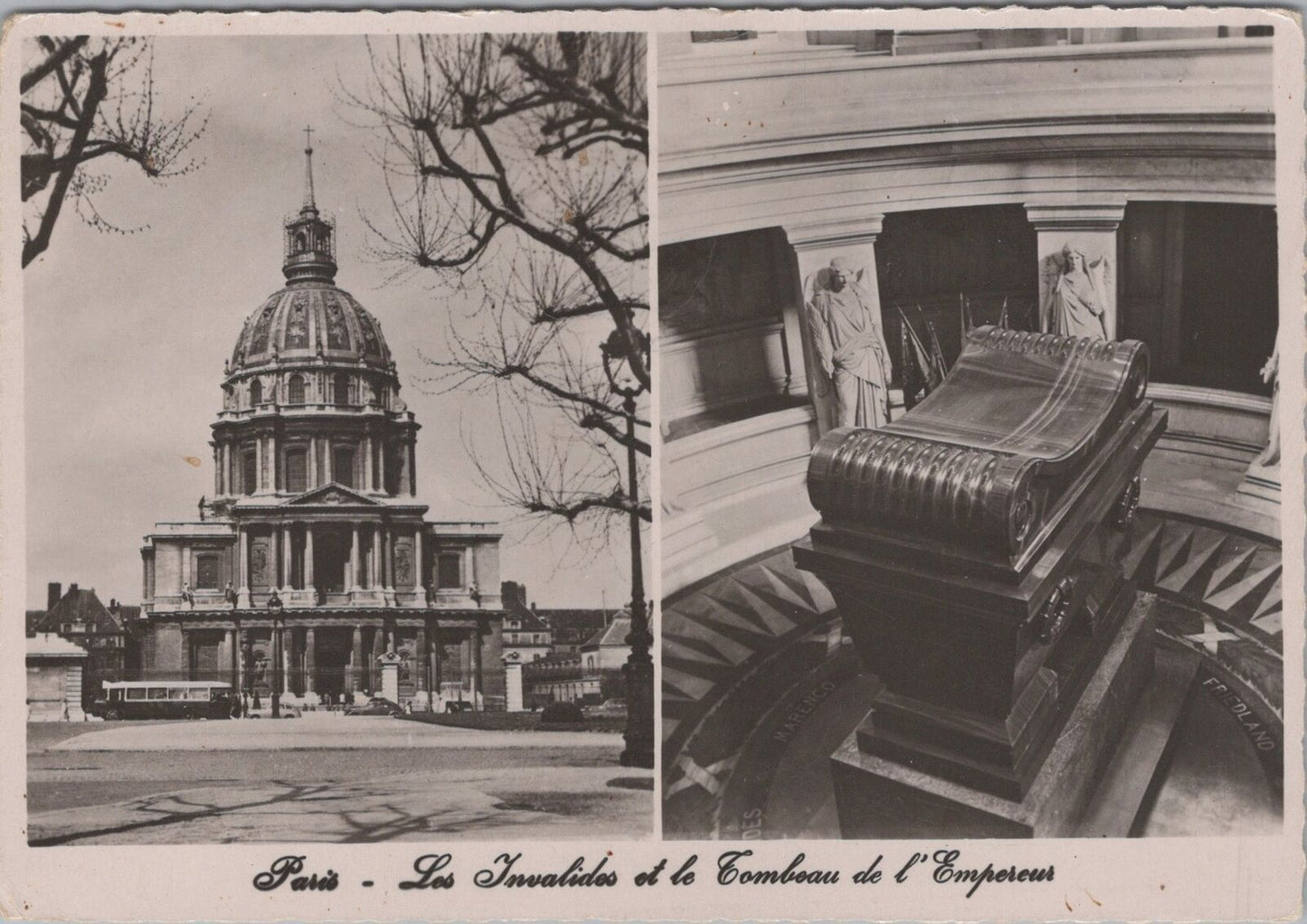Postcard Tomb of the Emperor Paris France Real Photo 090222PC63
