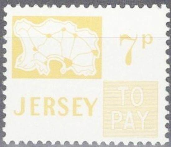 Jersey J14 MNH Postage Due Maps Decimal Currency 042922SM173 ZAYIX 042922SM173M