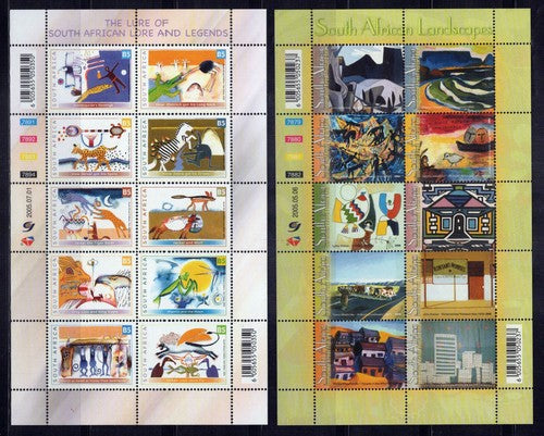 South Africa 1137a, 1348, C62 MNH Art Paintings Legends ZAYIX 1223L0051