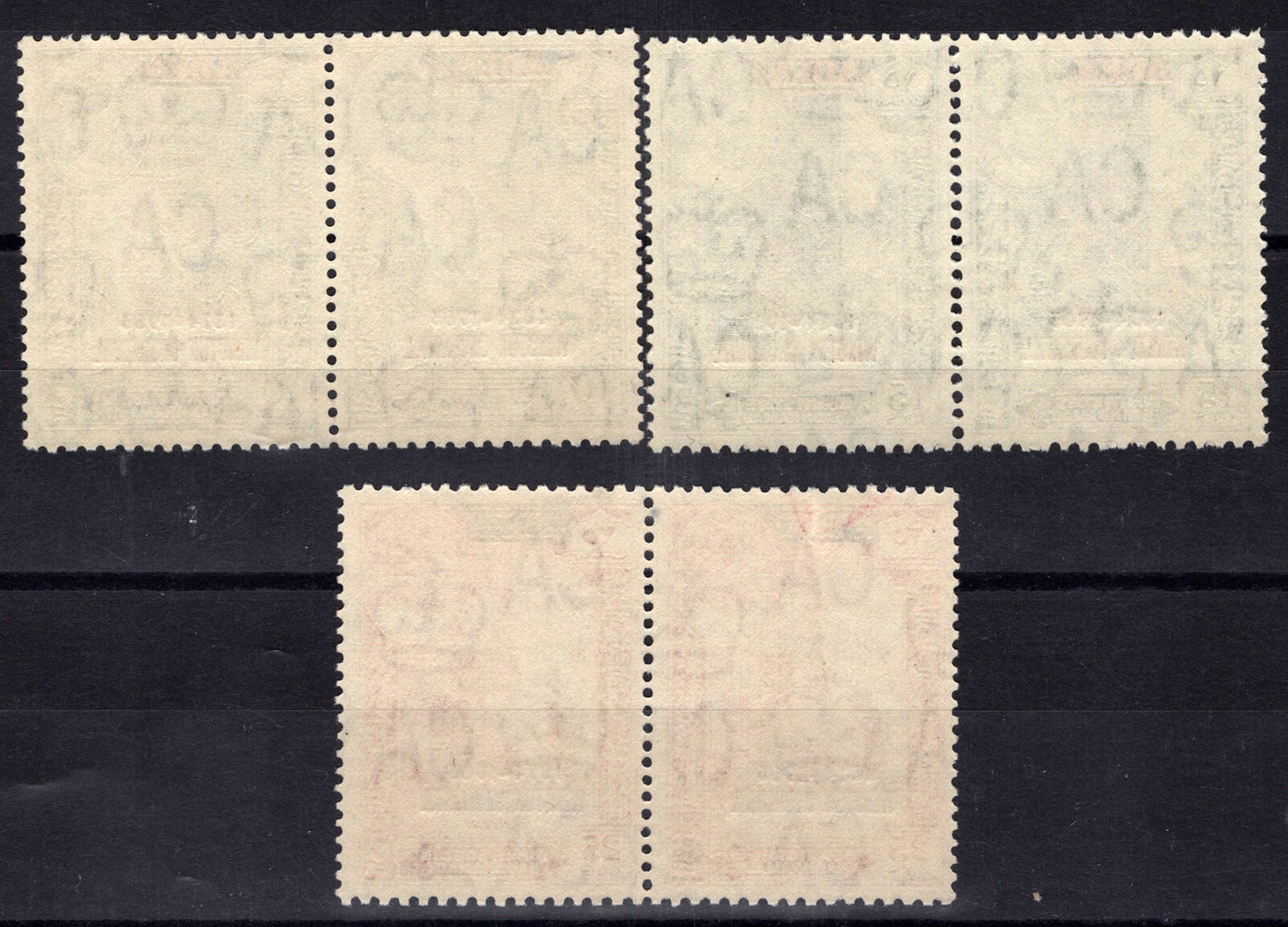 ZAYIX - Aden Hadhramaut MI 65-67 MNH Pairs Winston Churchill 080922X08