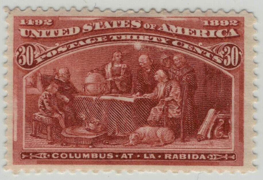 US 239 MH VF-XF 30c Columbian small tear and scuff top center ZAYIX 1223X0048