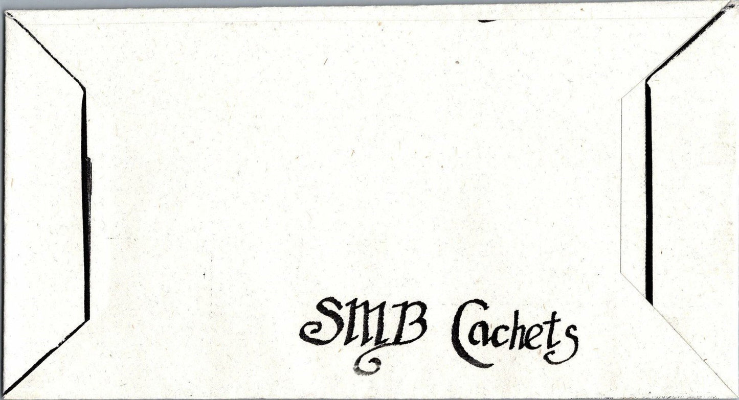US 3105 FDC 1996 Hand Painted SMB Cachet Endangered American Crocodile ZAYIX