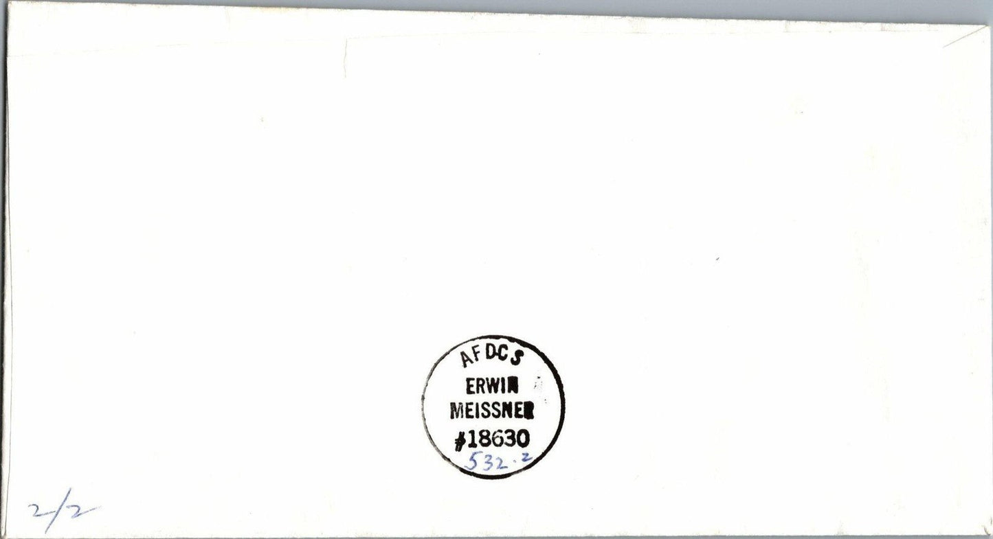 US 3105 FDC Meissner Hand Painted Cachet Black Footed Ferret ZAYIX