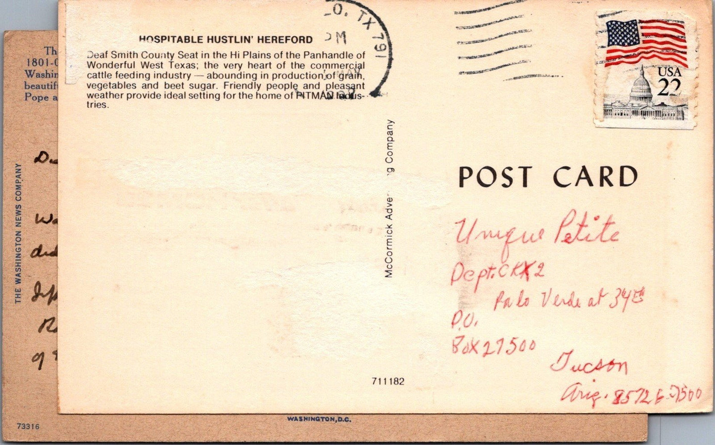 Thomas Jefferson Memorial Cherry Blossoms Washington Postcard ZAYIX 090222PC49