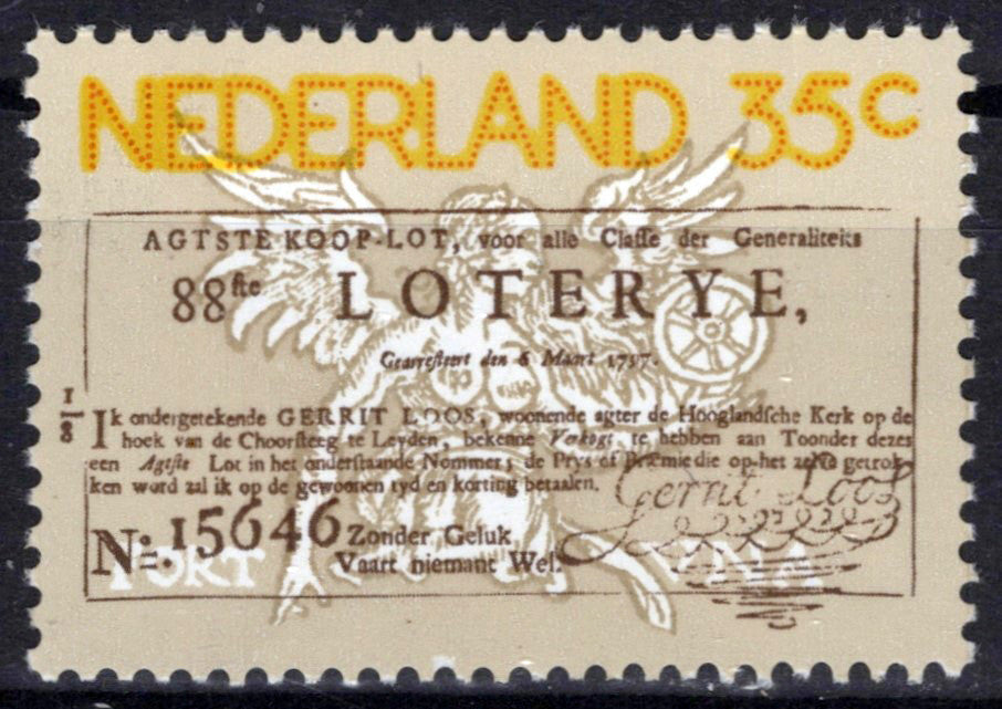 Netherlands 535 MNH National Lottery Zayix Stamps 0225S0060M
