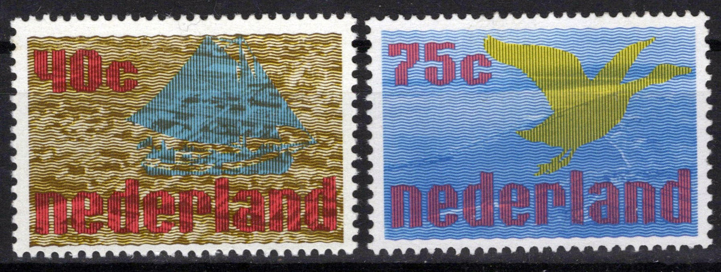 Netherlands 561-562 MNH Sailing Ship Birds Zayix Stamps 0225S0079M