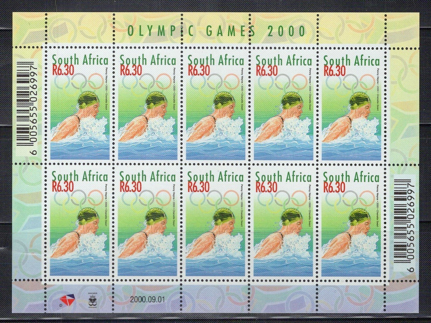 South Africa 1160-1164 MNH Olympics Games Sports ZAYIX 1223M0106