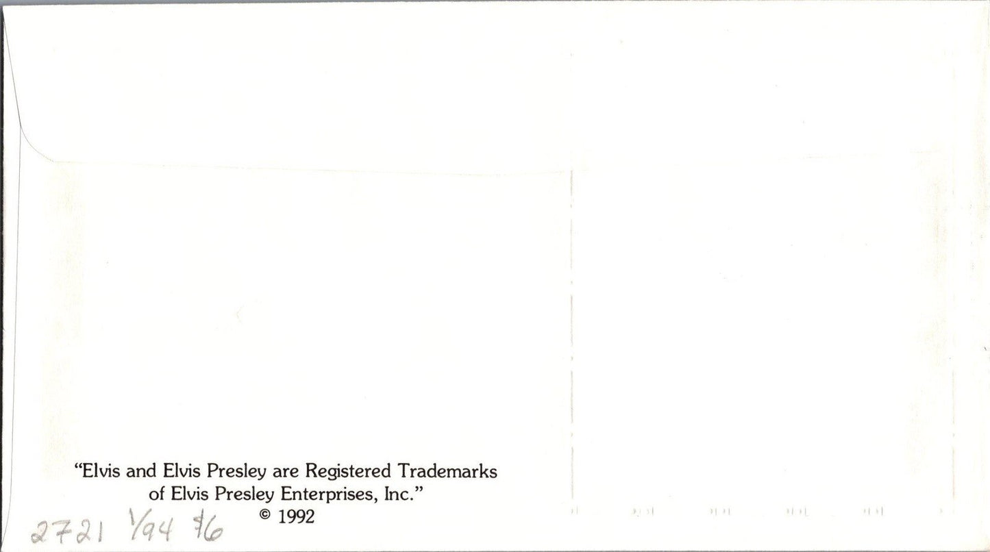 US 2721 FDC Elvis Presley Colorano Silk Rock & Roll Station New Orleans ZAYIX 060722SM04