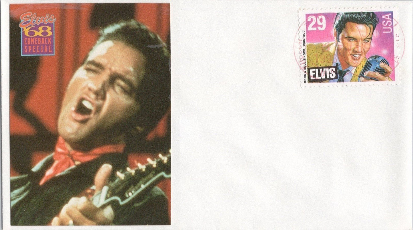 US 2721 FDC Elvis Presley Lets it OUT Bubble Gum Card Tucson ZAYIX STAMPS