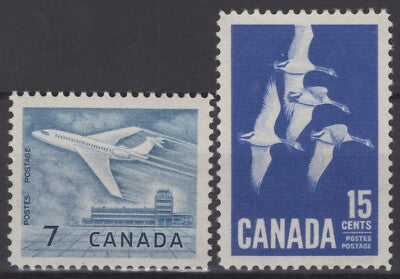 Canada 414-415 MNH Aviation Planes Airport Birds Canada Geese ZAYIX 121022S57