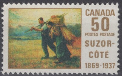 Canada 492 MNH Farming Painting Artist Aurele de Foy Suzor Cote ZAYIX 121022S90