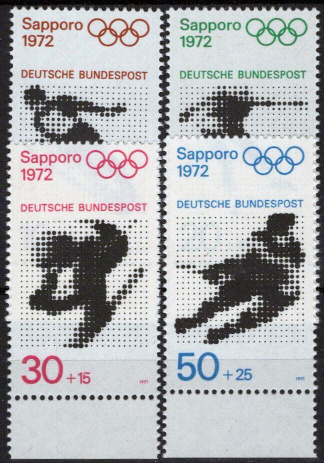 ZAYIX Germany B472-B475 MNH Semi-Postal Olympics Games Sports 031023SM116