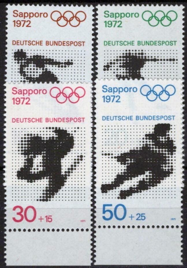 Germany B472-B475 MNH Semi-Postal Olympics Games Sports ZAYIX 031023SM116