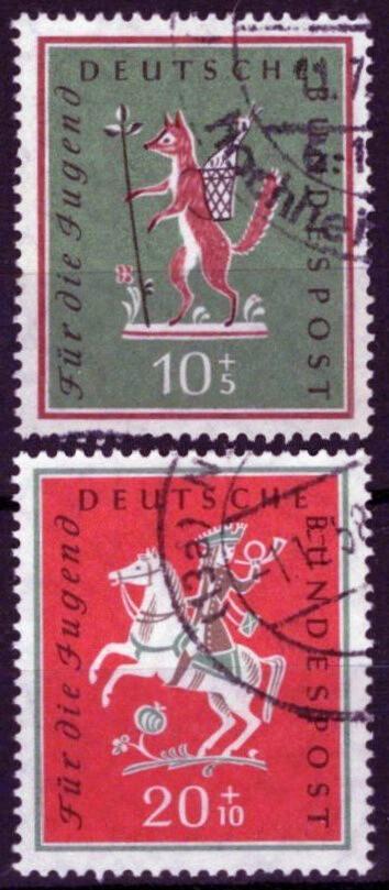 Germany B360-B361 Used Fairy Tales Fox Who Stole the Goose ZAYIX 042523SM08