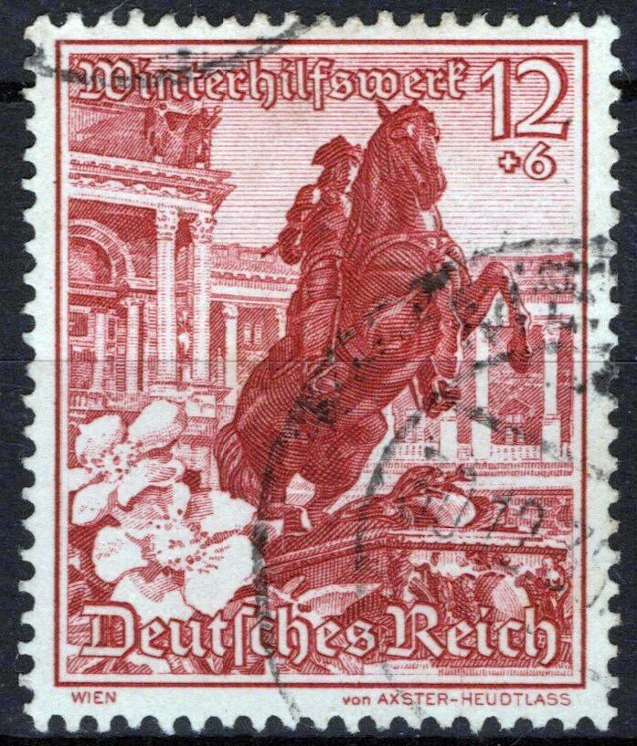 Germany B128 Used Semi-Postal Prince Eugene Monument Horses ZAYIX 042523SM31