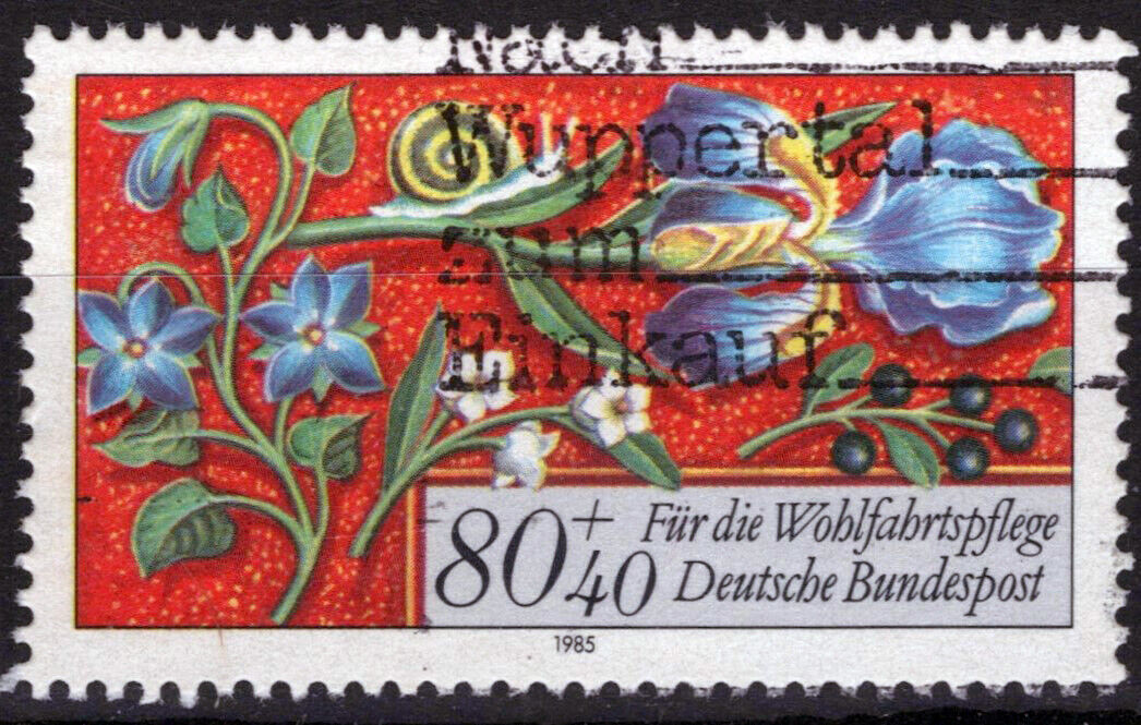 ZAYIX Germany B638 Used Semi-Postal Flowers Plants Nature 042523SM43