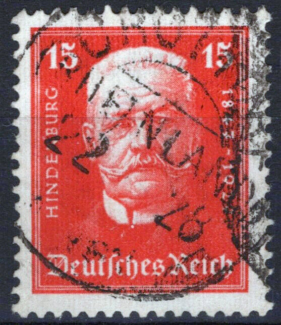 ZAYIX Germany B20 Used Semi-Postal Pres. Paul von Hindenburg 042523SM25