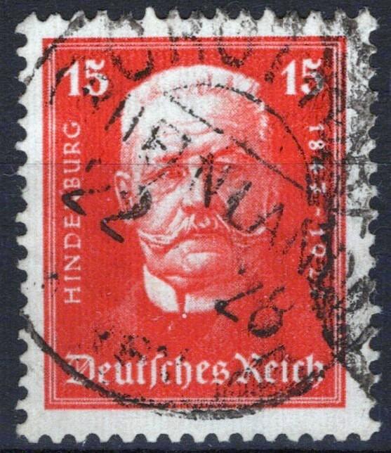 Germany B20 Used Semi-Postal Pres. Paul von Hindenburg ZAYIX 042523SM25