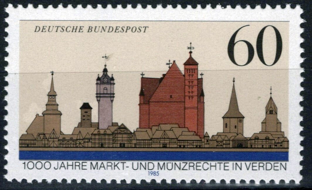 Germany 1436 MNH Architecture Market & Coinage Rights ZAYIX 042523SM57M