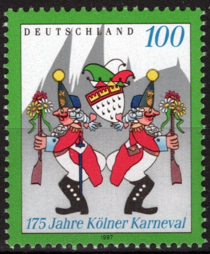 Germany 1956 MNH Cologne Carnival Festival ZAYIX 051023SM03M
