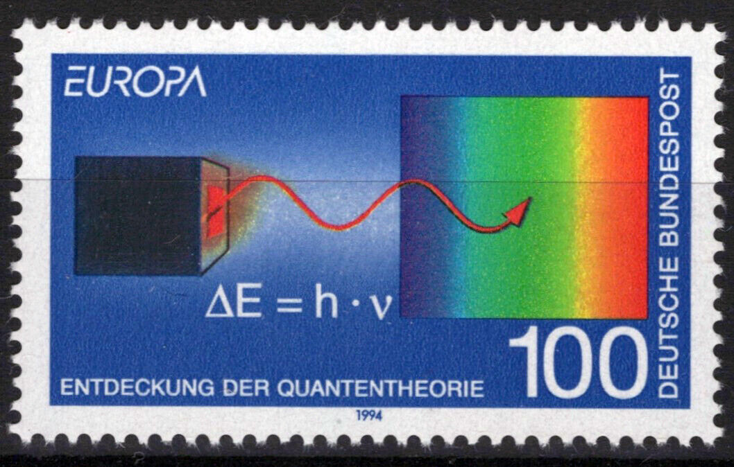 ZAYIX Germany 1830 MNH Europa Cept Quantum Theory Max Planck 051023SM02M