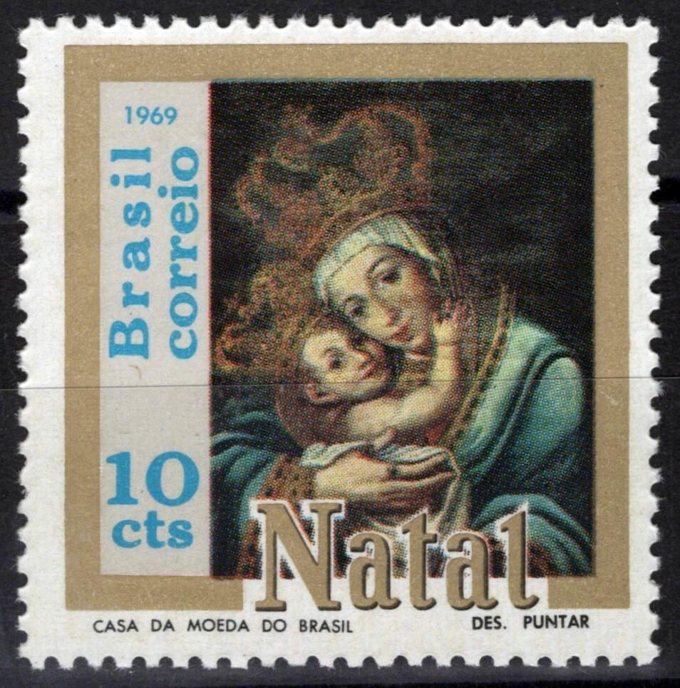 Brazil 1146 MNH Christmas Painting Madonna & Child ZAYIX 062723S128M