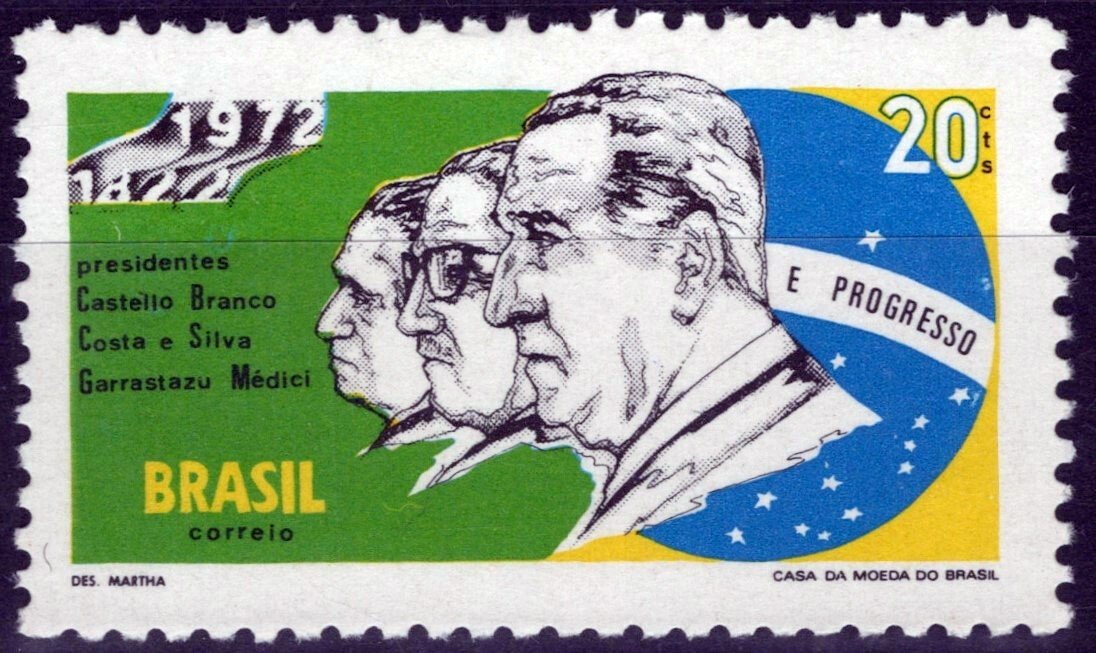 Brazil 1215 MNH NG As Issued Presidents Banco Medici Silva ZAYIX 062723S152M
