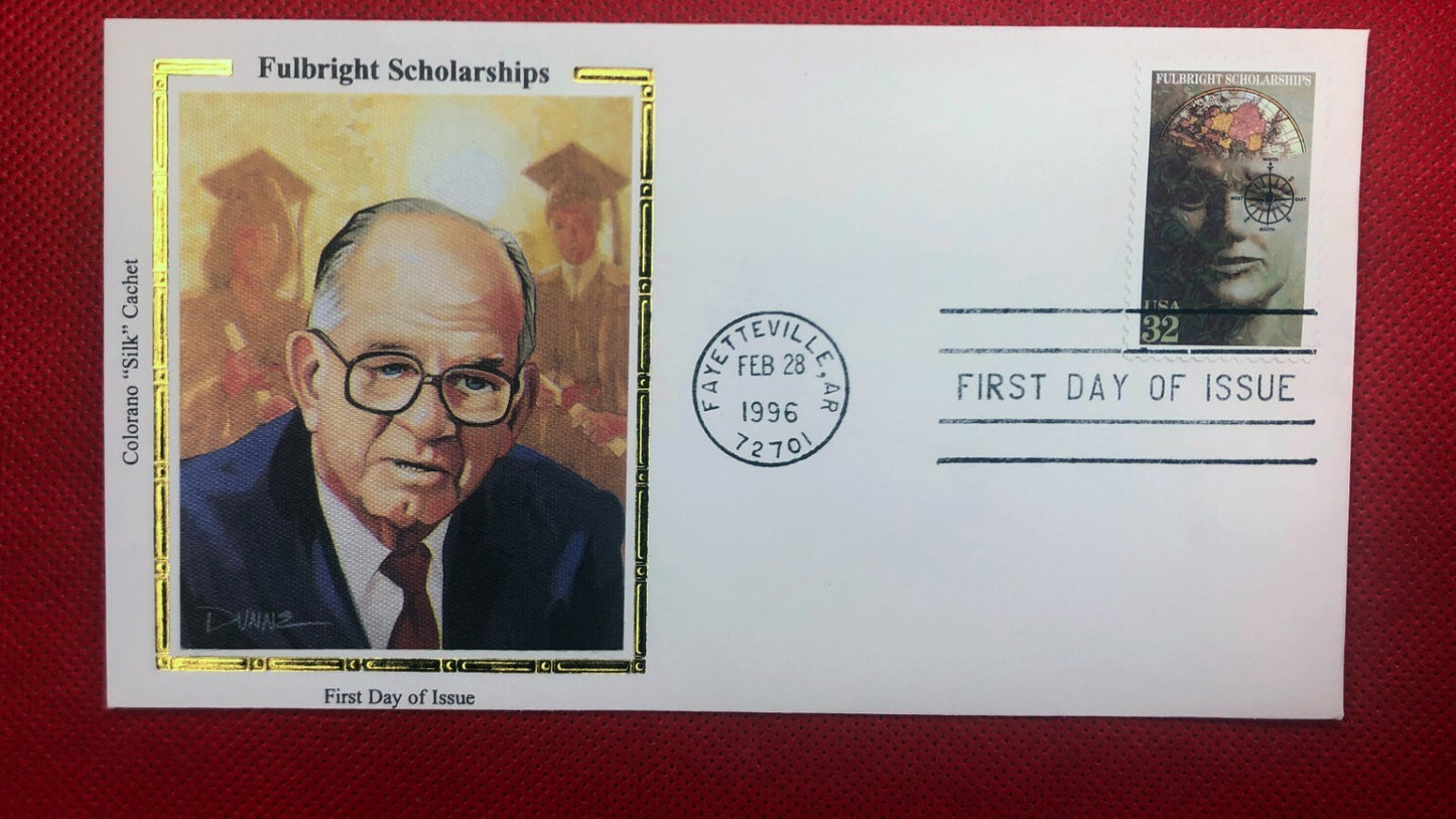 1996 US Colorano FDC #3065 Education Fulbright Scholarship ZAYIX 010622SM43